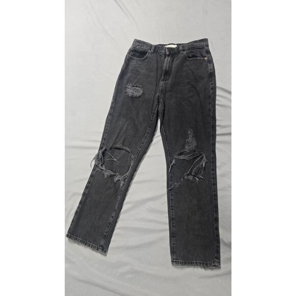 Garage Jeans Womens 7 28 Distressed High Rise Straight Ripped Denim Vintage Styl - Picture 1 of 13